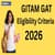 GITAM GAT Eligibility Criteria 2026 - Check Age Limit, Nationality, Average Marks